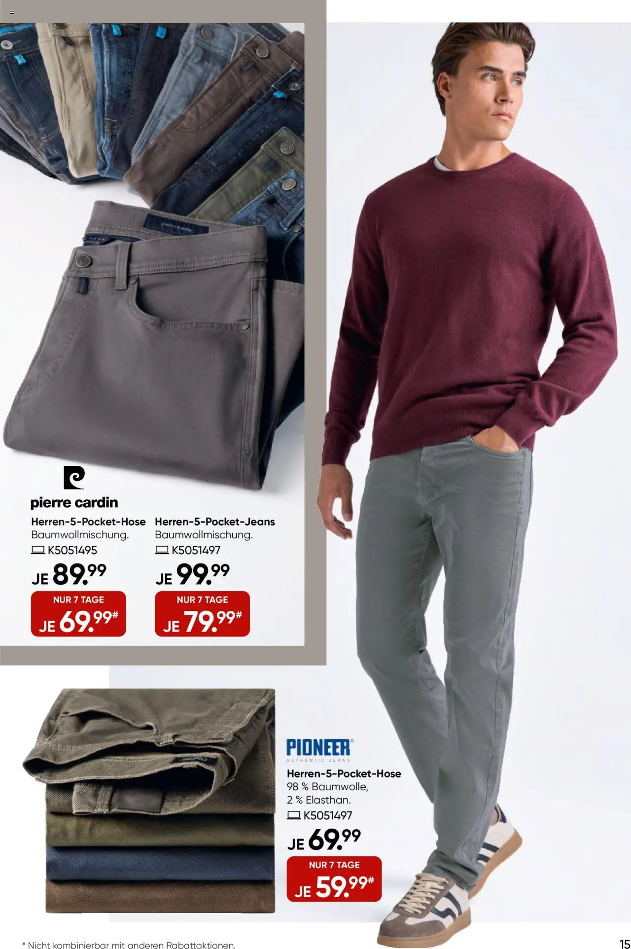 Galeria Karstadt Kaufhof Prospekt 	 – gültig ab 17.09.2025 | Seite: 15 | Produkte: Jeans