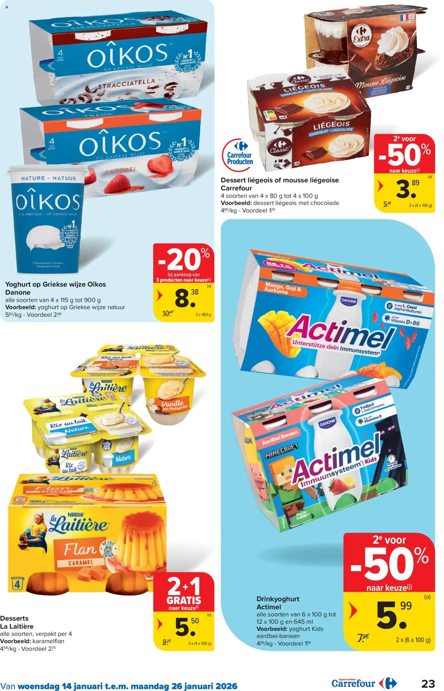 {H1} | Pagina: 23 | Producten: Rooibos tea, Vitamine D, Banaan, Yoghurt