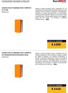 Anteprima del volantino Eurobrico Caldaie catalogo valido a partire dal 23.07.2025 | Pagina: 7 | Prodotti: Pellet, Caldaia