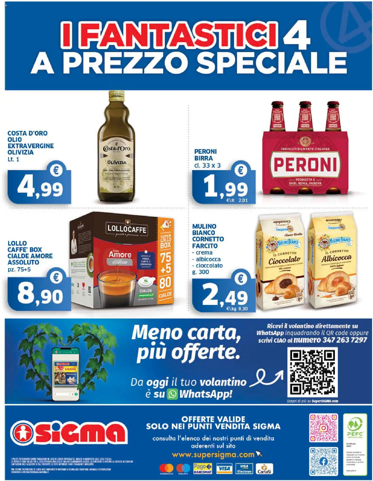 Volantino SIGMA del 17.04.2026 | Pagina: 20 | Prodotti: Crema, Birra, Cornetto, Olio