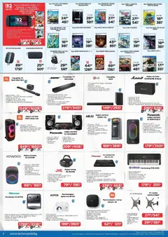 Преглед на Технополис брошура - Офертите са валидни от 23.04.2026 | Страница: 4 | Продукти: Радио, Проектор, Аудио система, Игри