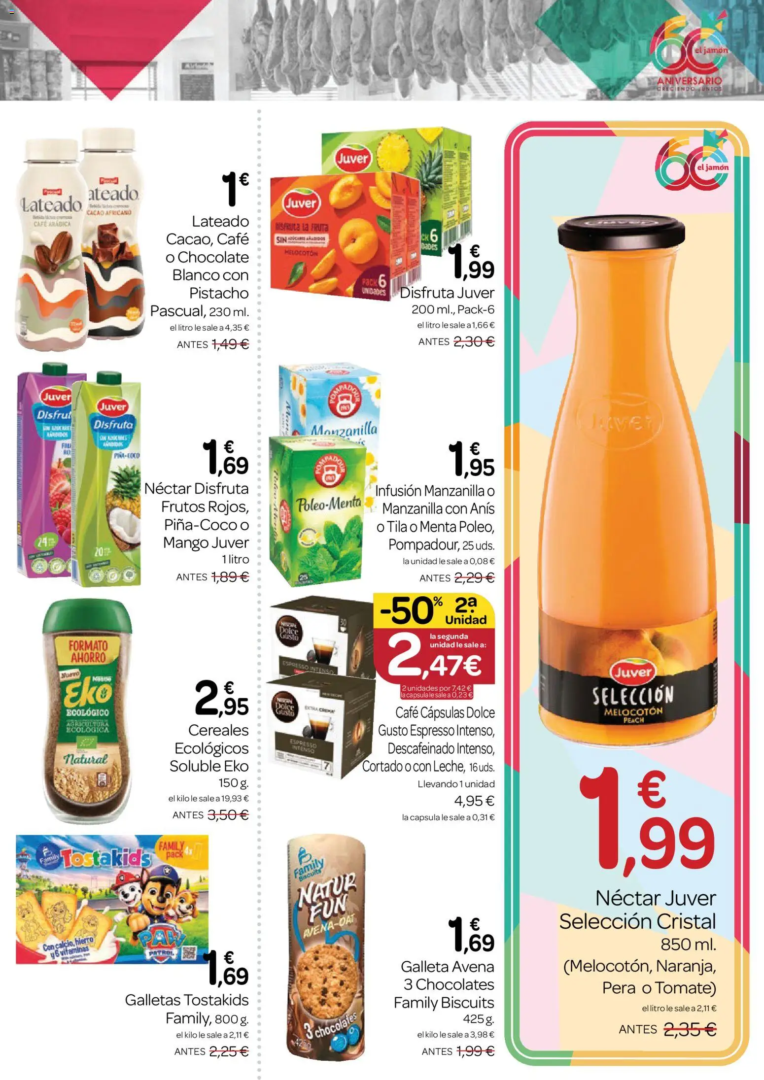 Supermercados El Jamón folleto │ válido desde el 23.04.2026 | Página: 19 | Productos: Café, Chocolate, Galletas, Φρυγανιές σικάλεως