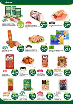 NORFA leidinys│galioja nuo 07.08.2025 | Puslapis: 7 | Prekių: Sardelės, Kiaulienos, Dešrelės, Dešra
