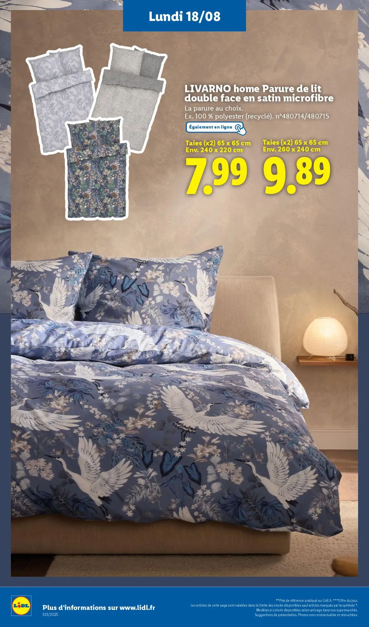  | Page: 60 | Produits: Parure de lit, Lit