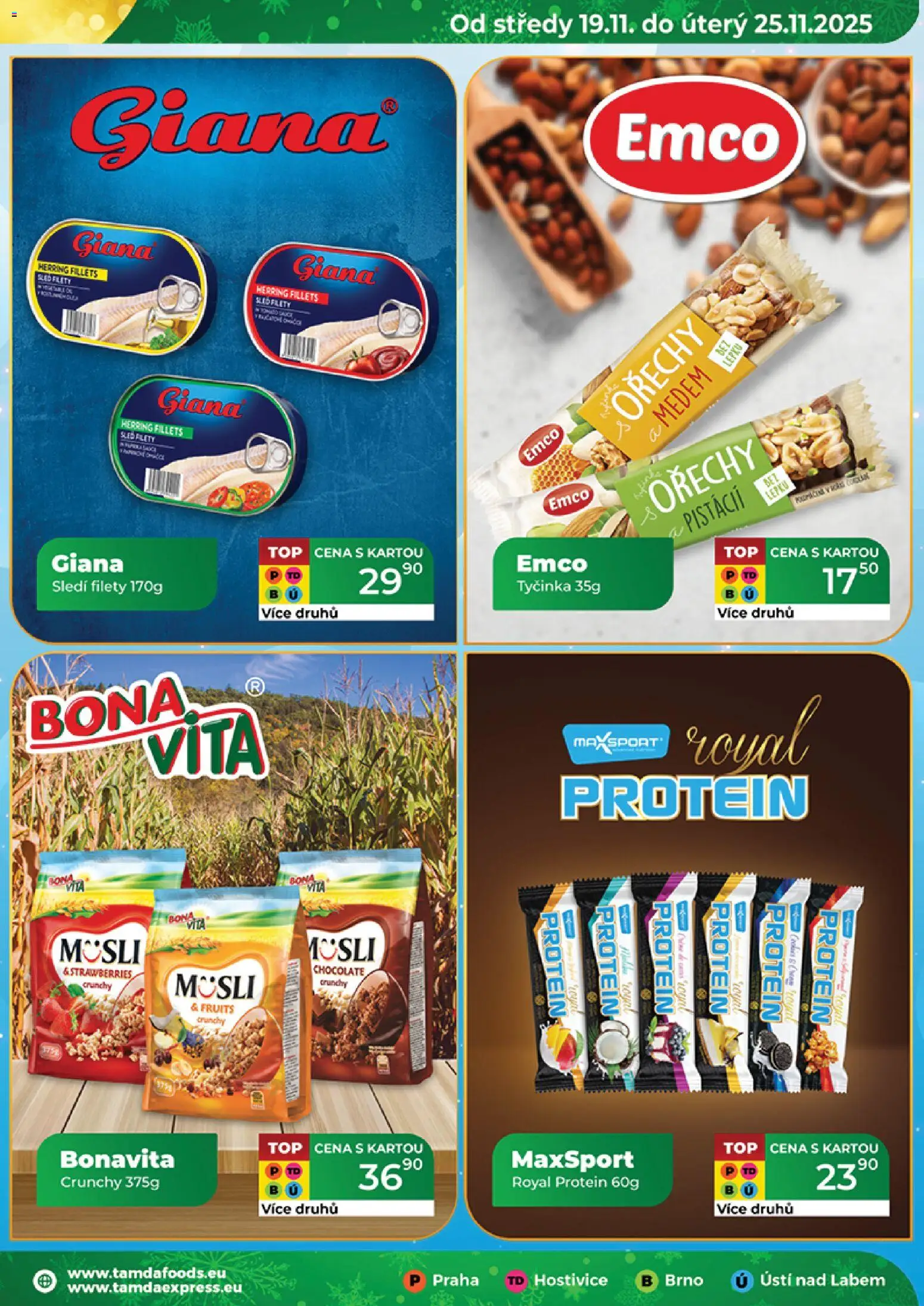 Tamda Foods leták od 26.11.2025 | Strana: 13 | Produkty: Ořechy, Müsli, Protein