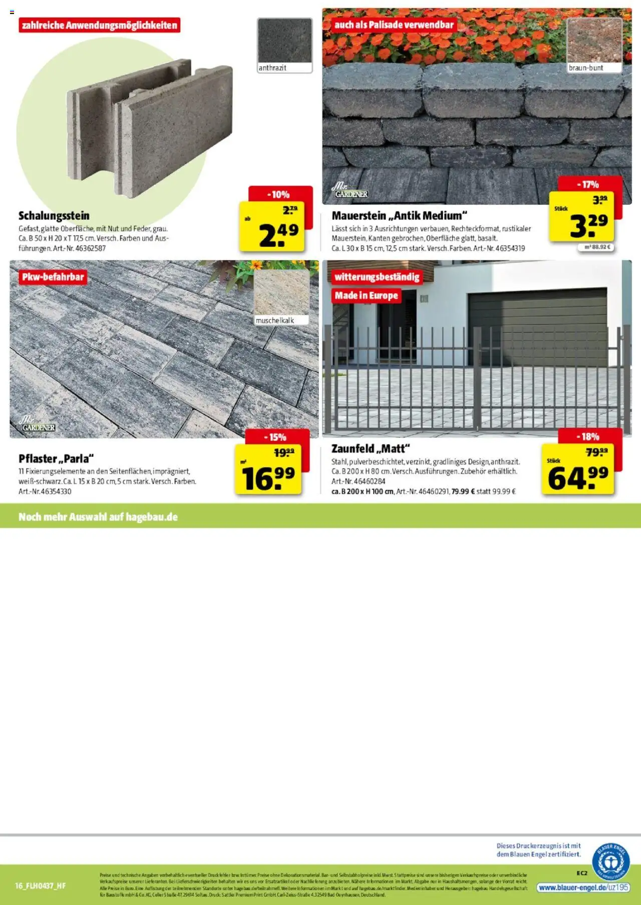 Hagebau Prospekt 	 – gültig ab 06.09.2025 | Seite: 16 | Produkte: Bad