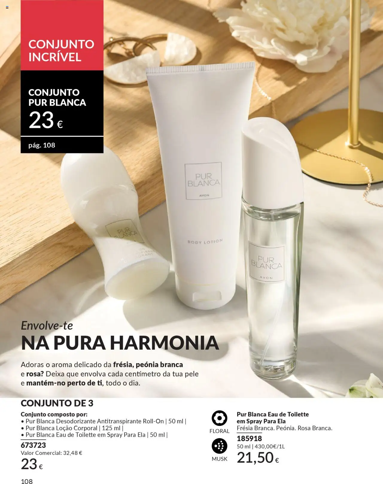 Catálogo Avon Campanha 10 │ válido de 01.10.2025 | Página: 108 | Produtos: Eau de toilette, Desodorizante, Antitranspirante