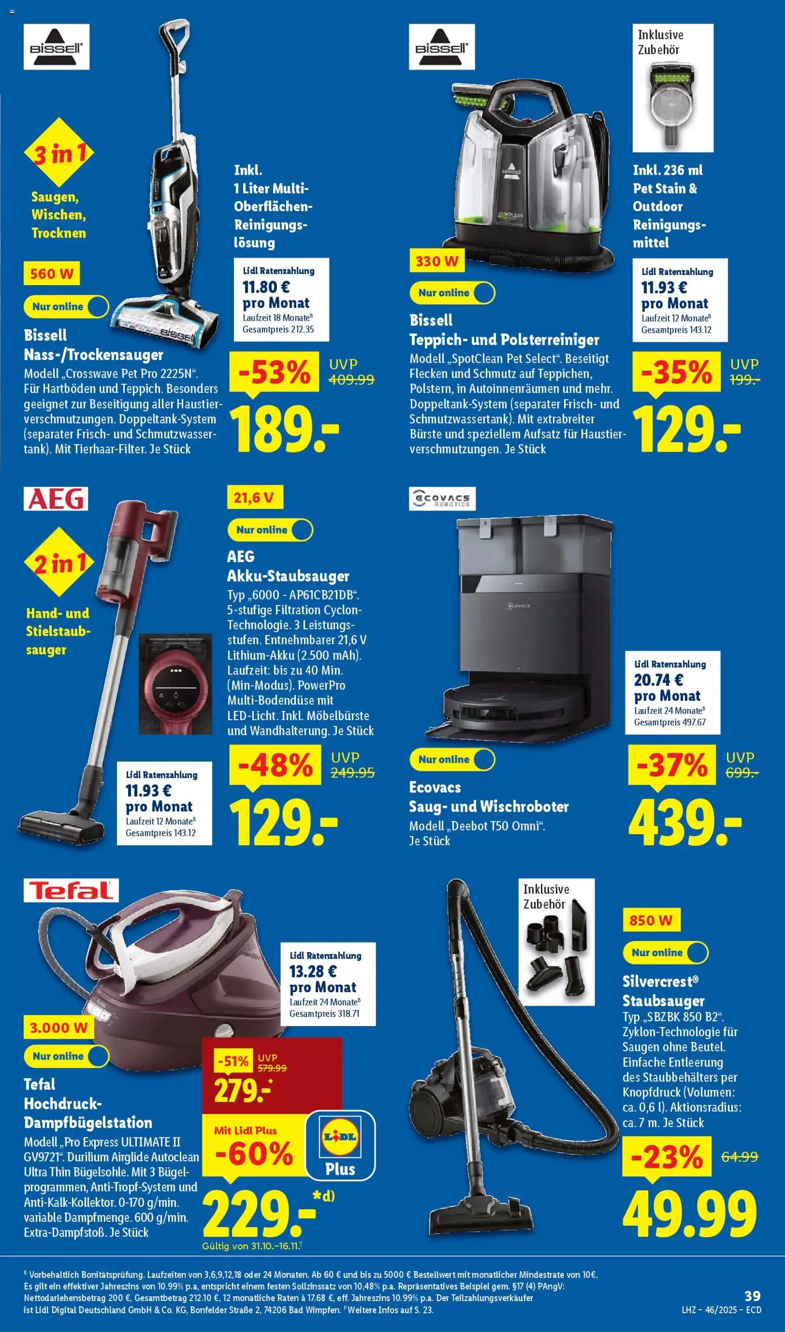 Lidl - Prospekt – gültig ab 10.11.2025 | Seite: 59 | Produkte: Staubsauger, Bad, Teppich, Bürste