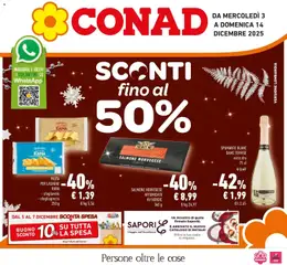 Anteprima del volantino Conad - Sconti fino al 50% valido a partire dal 02.12.2025