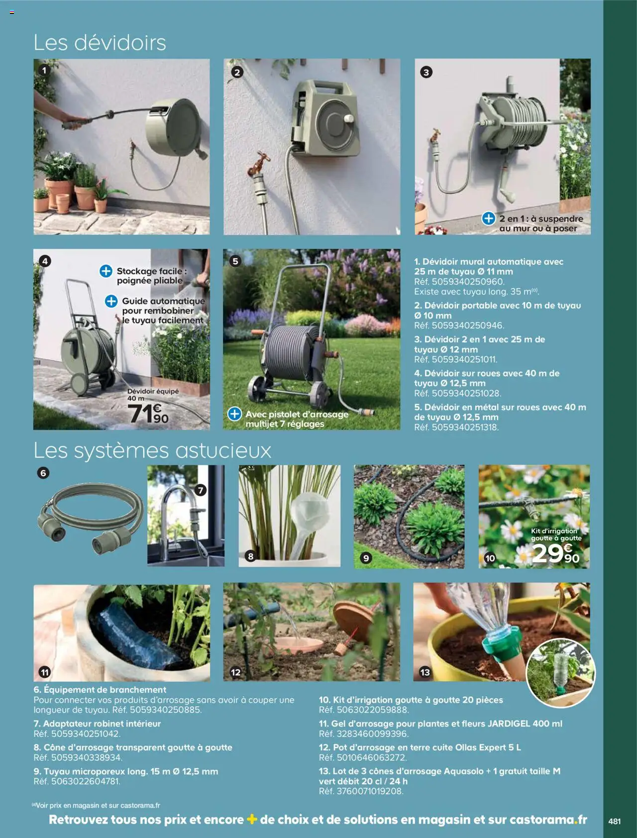 {H1} | Page: 481 | Produits: Adaptateur, Plantes, Tuyau, Portable