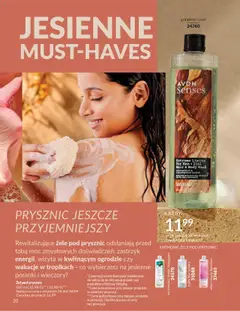Pogląd oferty "Avon Katalog 10 2025" - ważna od 01.10.2025 | Strona: 20 | Produkty: Sól morska, Body, Żel pod prysznic, Grejpfrut
