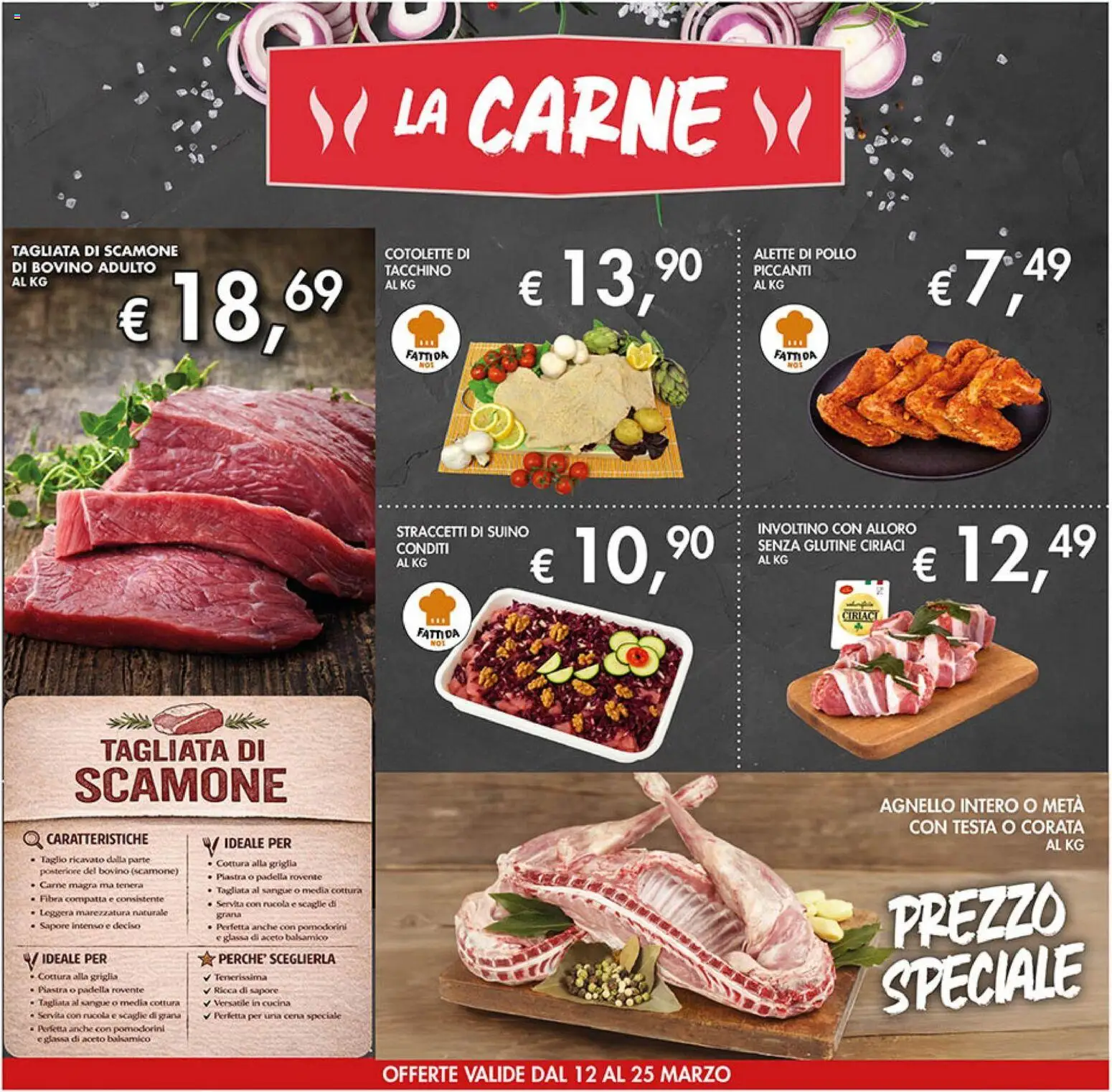 Volantino Coal del 12.03.2026 | Pagina: 4 | Prodotti: Pomodorini, Suino, Tacchino, Aceto