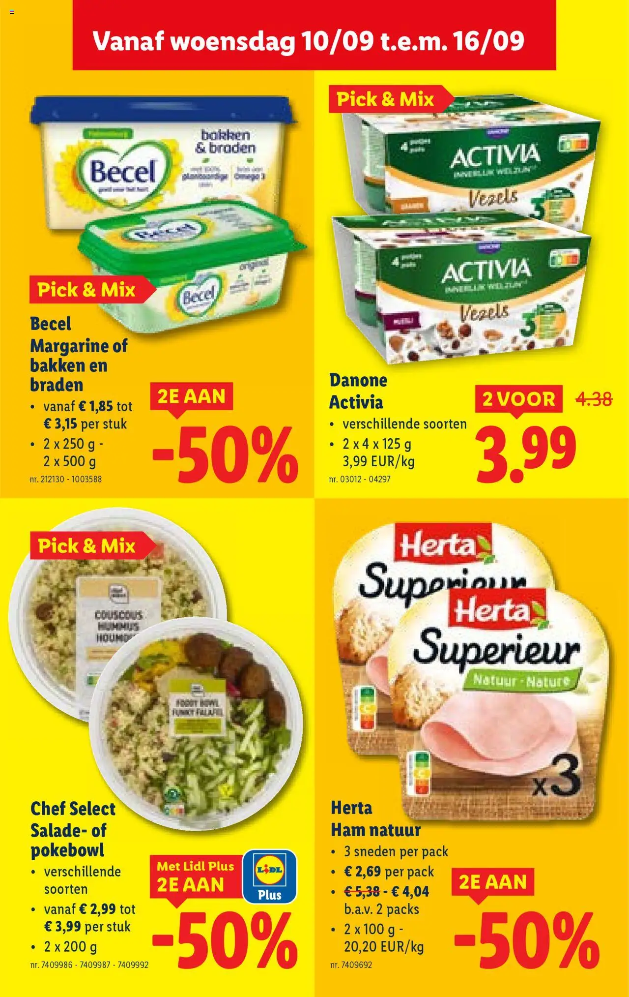  | Pagina: 18 | Producten: Ham, Salade