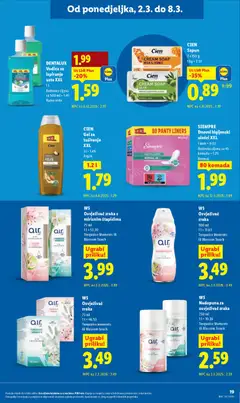 CIEN Gel za tuširanje XXL, Gel za tuširanje XXL, 1 l, Argan - Pregled kataloga iz trgovine Lidl, vrijedi od 02.03.2026 | Stranica: 19 | Proizvodi: Higijenski ulošci, Sapun, Gel za tuširanje