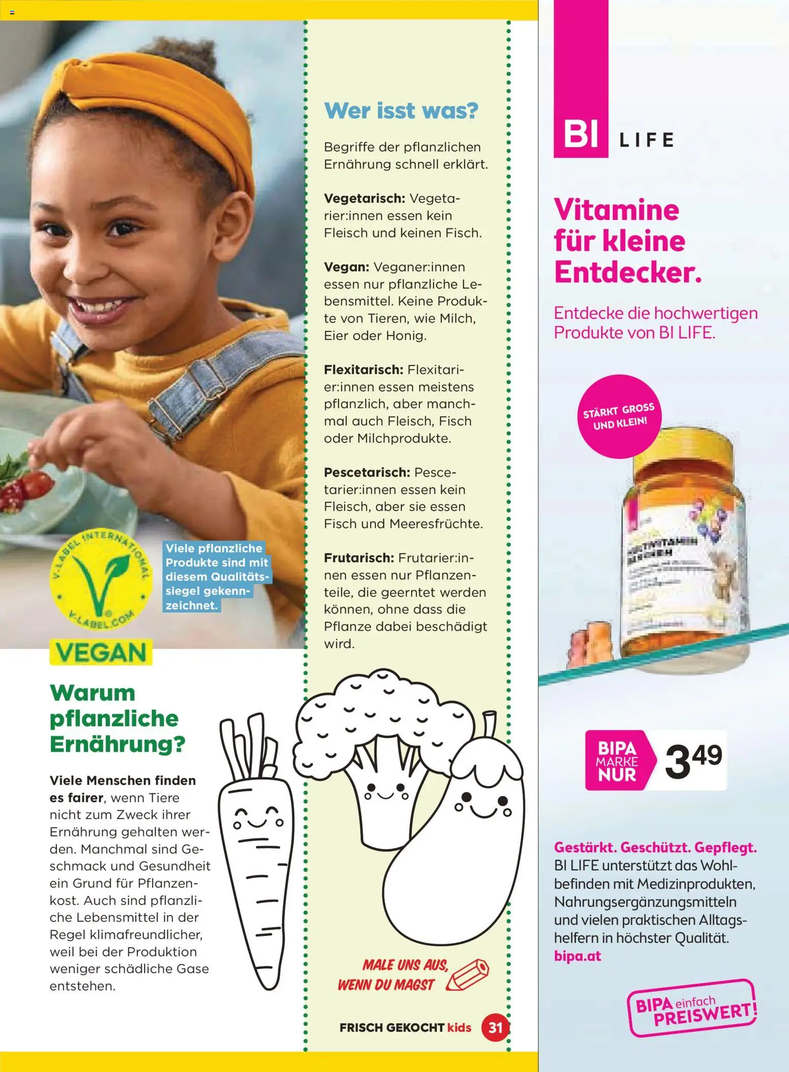 Billa  Frisch Gekocht Kids gültig ab 01.12.2025 | Seite: 31 | Produkte: Libacomb, Eier, Fisch