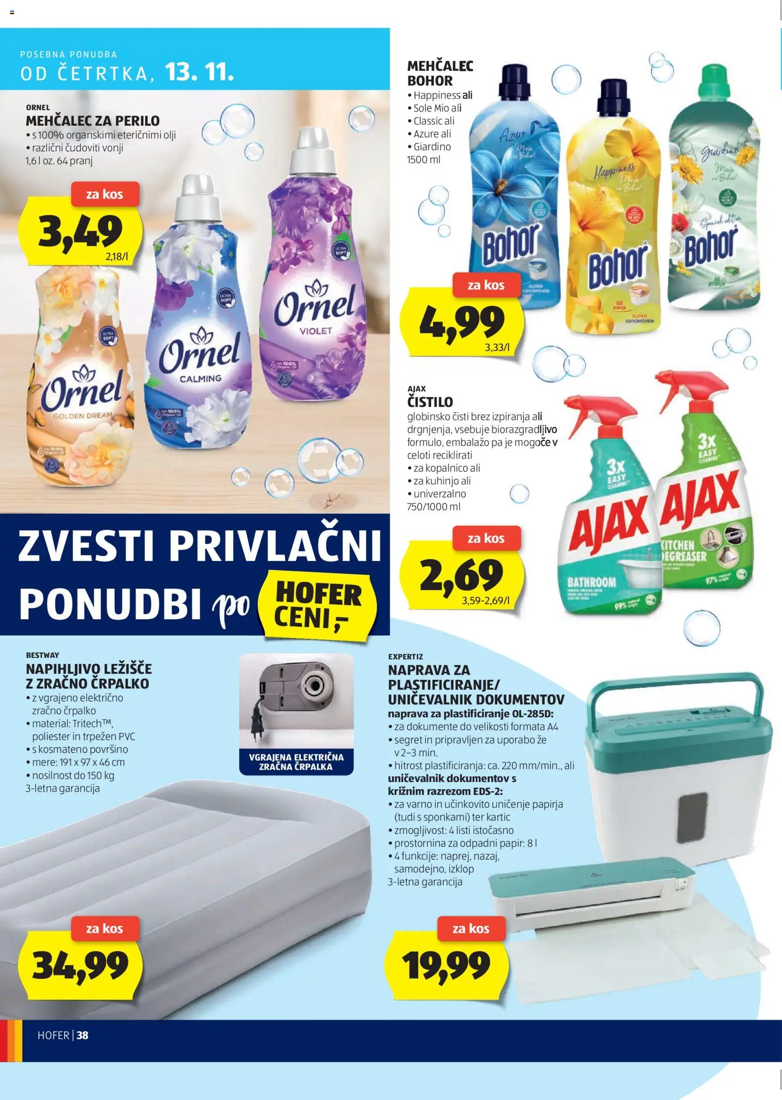 Hofer SI katalog | vrijedi od 06.11.2025 | Stranica: 38 | Proizvodi: Ajax