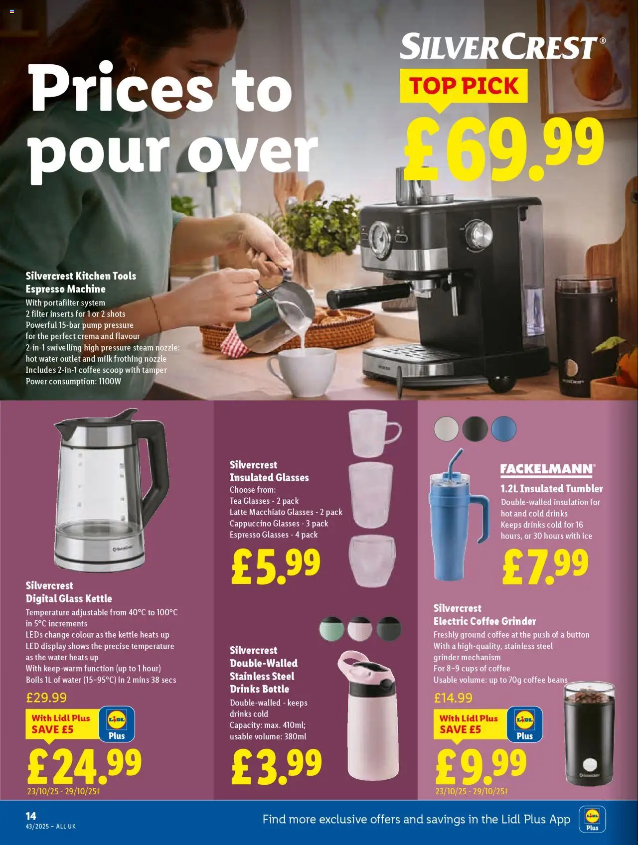{H1} | Page: 14 | Products: Kitchen, Cappuccino, Milk, Tea