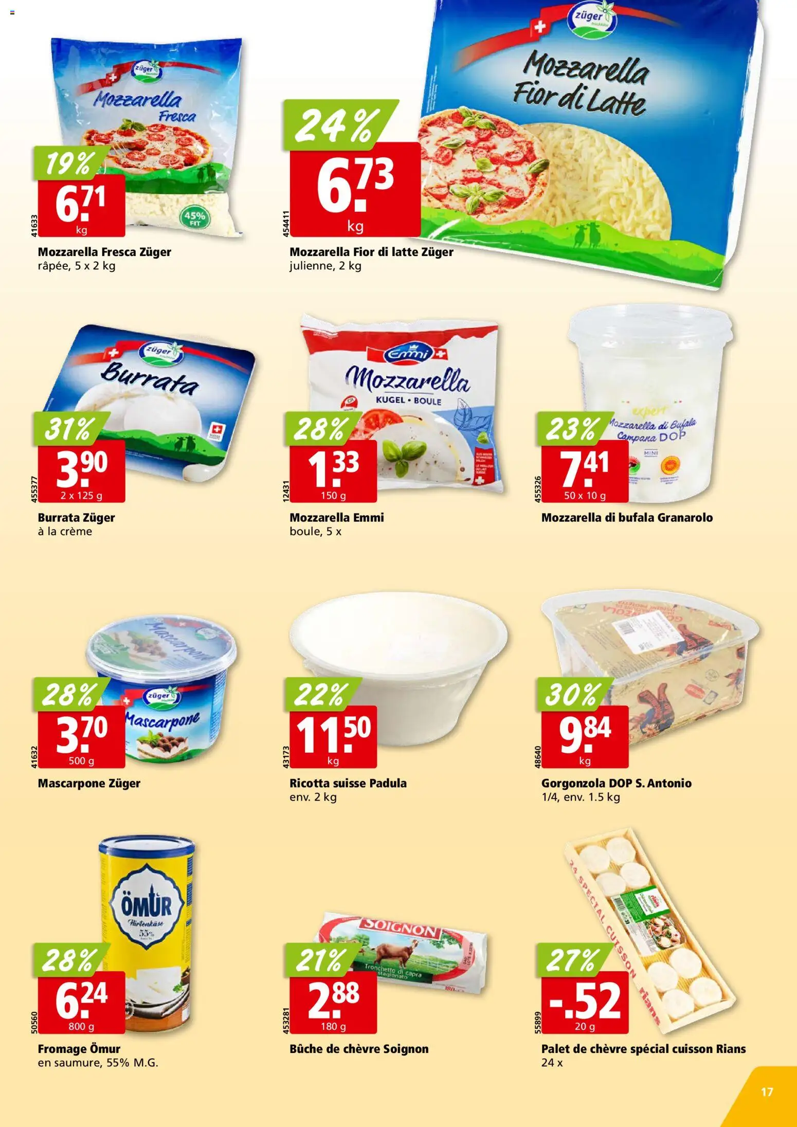 Aligro aktionen Chavannes, Matran, Genève, Sion – gültig ab 06.04.2026 | Seite: 17