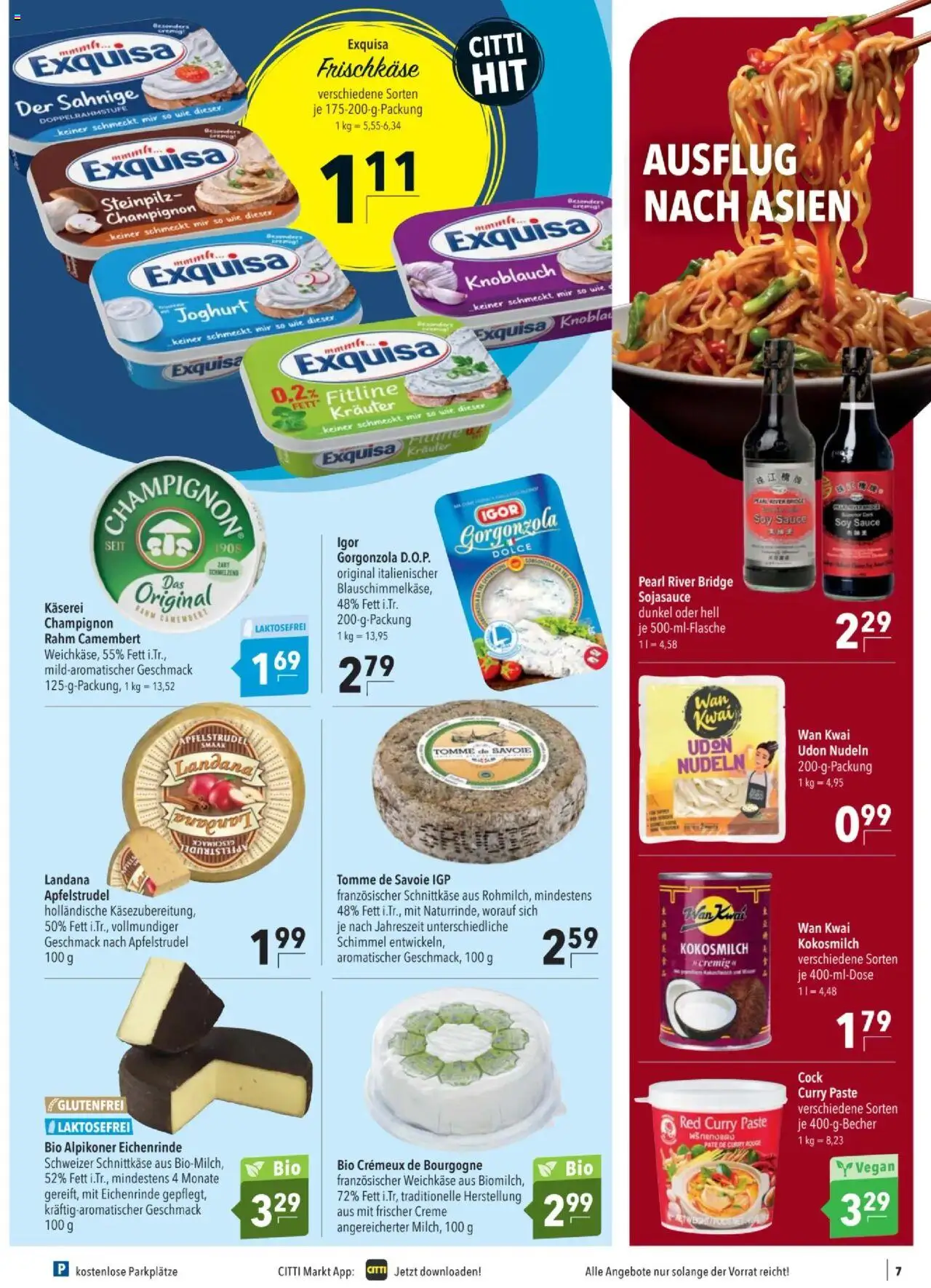 CITTI tilbudsavis – gyldig fra 22.10.2025 | Side: 7 | Produkter: Champignon, Camembert, Creme, Gorgonzola