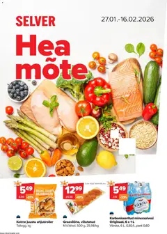 Selver kliendilehe eelvaade alates 27.01.2026