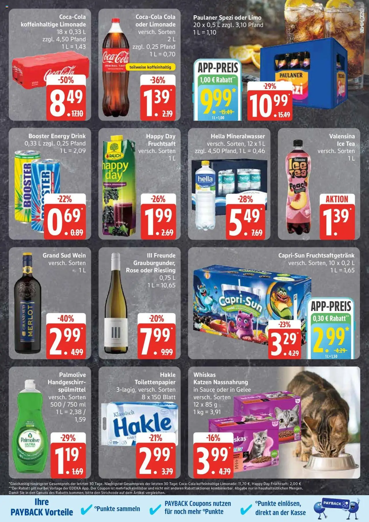 Edeka prospekt Ammersbek	 - gültig ab dem 06.07.2025 | Seite: 11 | Produkte: Coca cola, Cola, Mineralwasser, Fruchtsaft