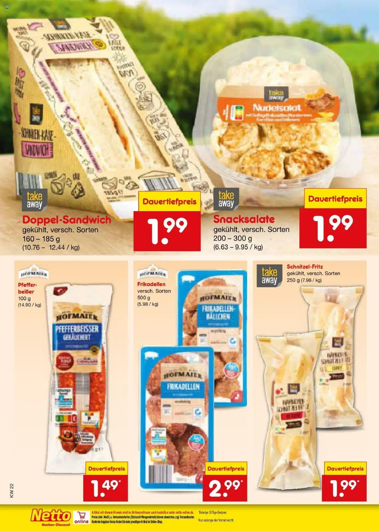 Netto Marken-Discount prospekt Gemmingen	 - gültig ab dem 26.05.2025 | Seite: 22 | Produkte: Schnitzel, Pfeffer