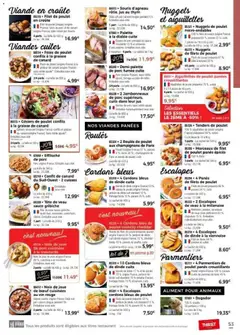 Thiriet - Prévisualisation de Thiriet Catalogue livraison à domicile  valide à partir de 28.10.2025 | Page: 53 | Produits: Moutarde, Viande, Vin, Porc