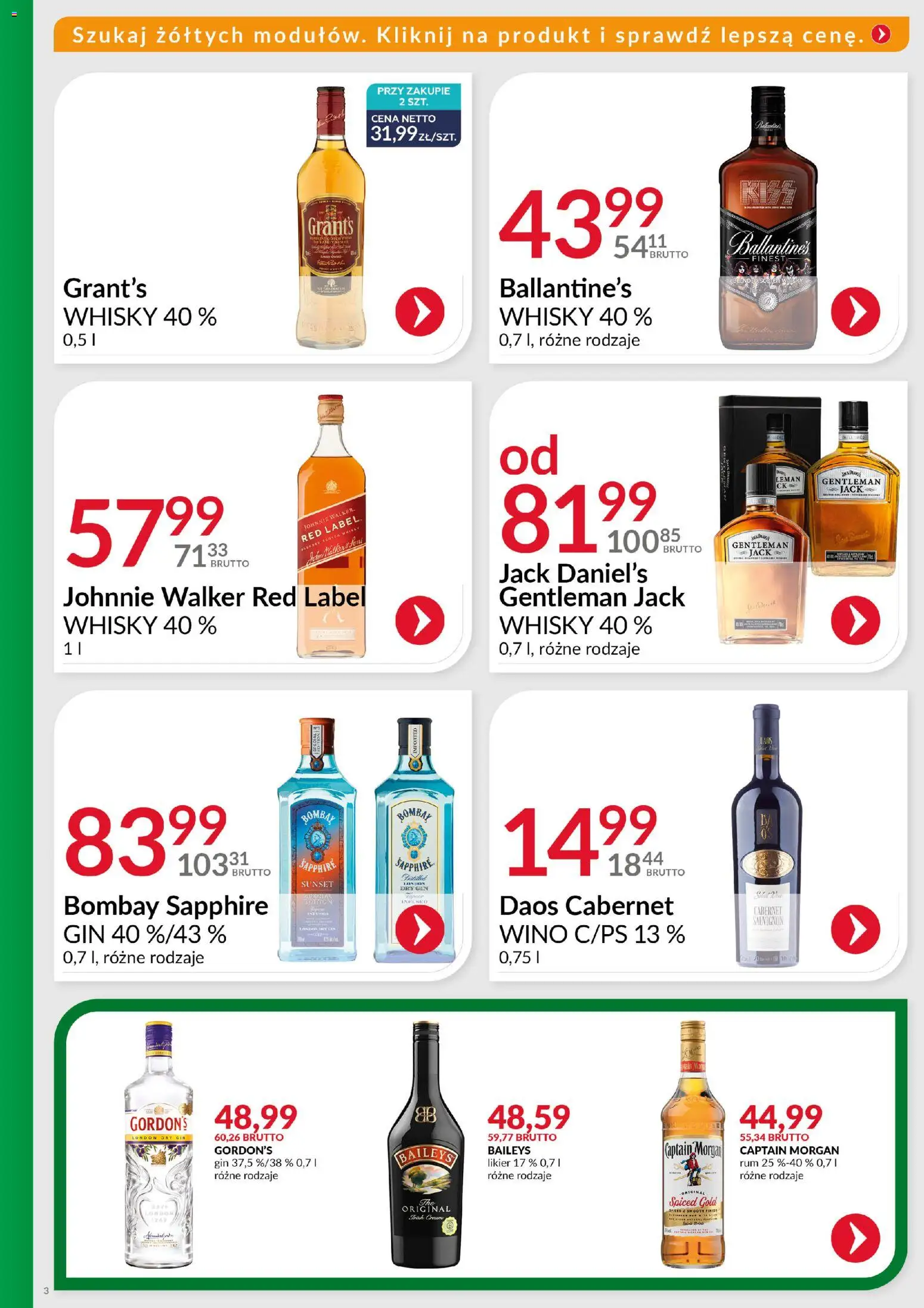 Eurocash Gazetka - Ofensywa Cenowa Alkoholowa od 01.11.2025 | Strona: 3