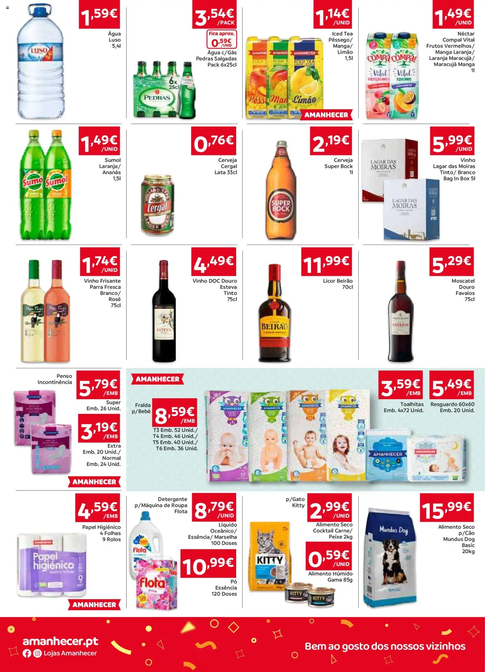 Amanhecer Folheto Madeira │ válido de 15.01.2026 | Página: 4 | Produtos: Agua, Super bock, Sumo, Peixe