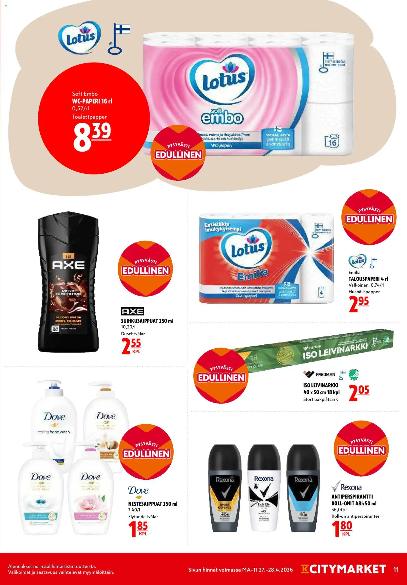 K-Citymarket tarjoukset – voimassa 27.04.2026 alkaen | Sivu: 11