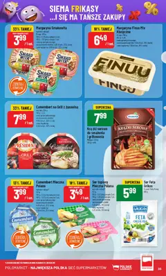POLOmarket Gazetka od 09.07.2025 | Strona: 35 | Produkty: Szynka, Żurawina, Margaryna, Ser