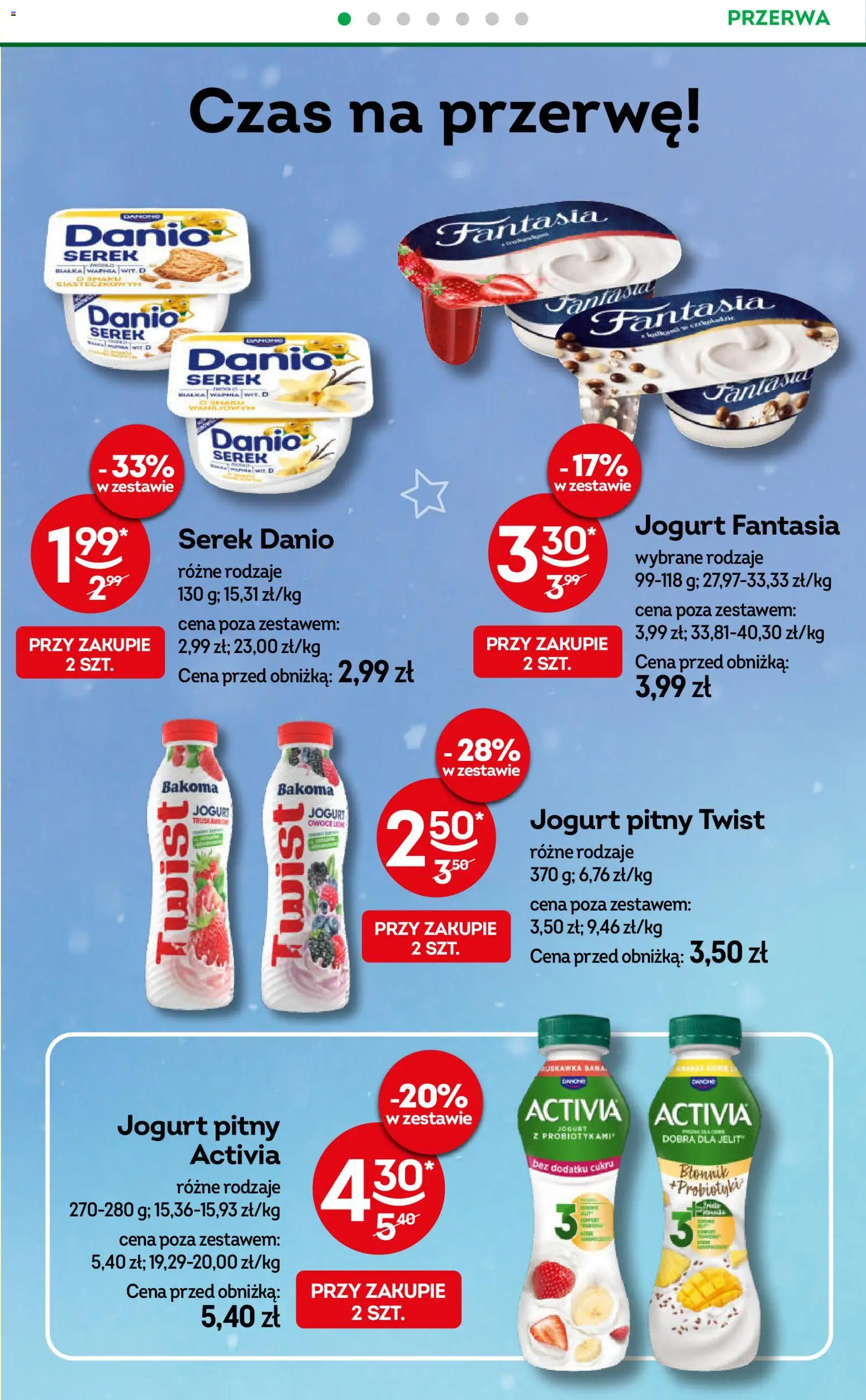 Żabka Gazetka od 25.02.2026 | Strona: 52 | Produkty: Serek, Jogurt pitny, Jogurt