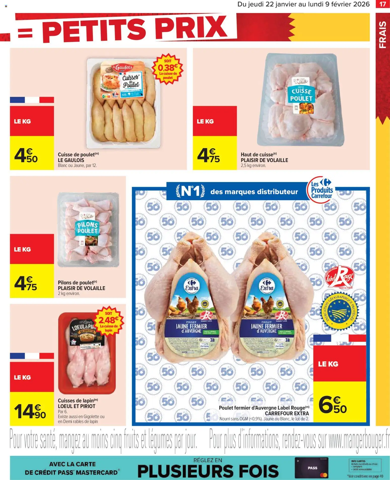 {H1} | Page: 19 | Produits: Lapin, Volaille, Cuisse de poulet