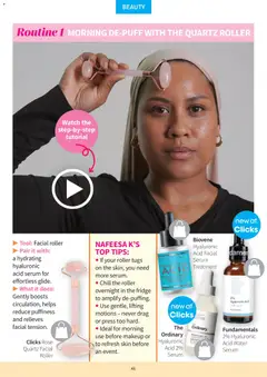 Clicks specials catalogue – valid from 01.12.2025 | Page: 46 | Products: Serum, Watch, Fridge, Water