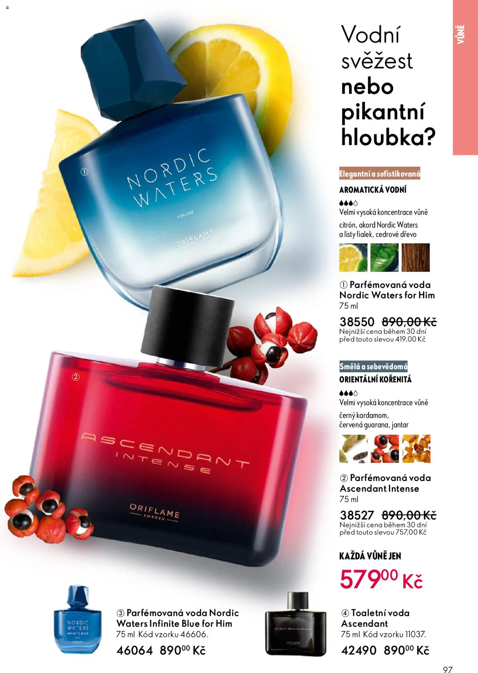 Oriflame katalog č.03/2026 od 11.02.2026 | Strana: 97 | Produkty: Voda, Toaletní voda