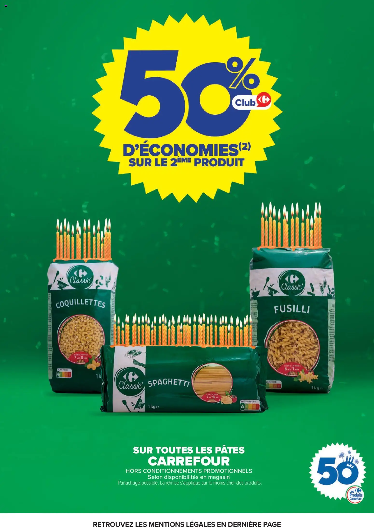 {H1} | Page: 3 | Produits: Spaghetti, Fusilli, Coquillettes, Pâtes