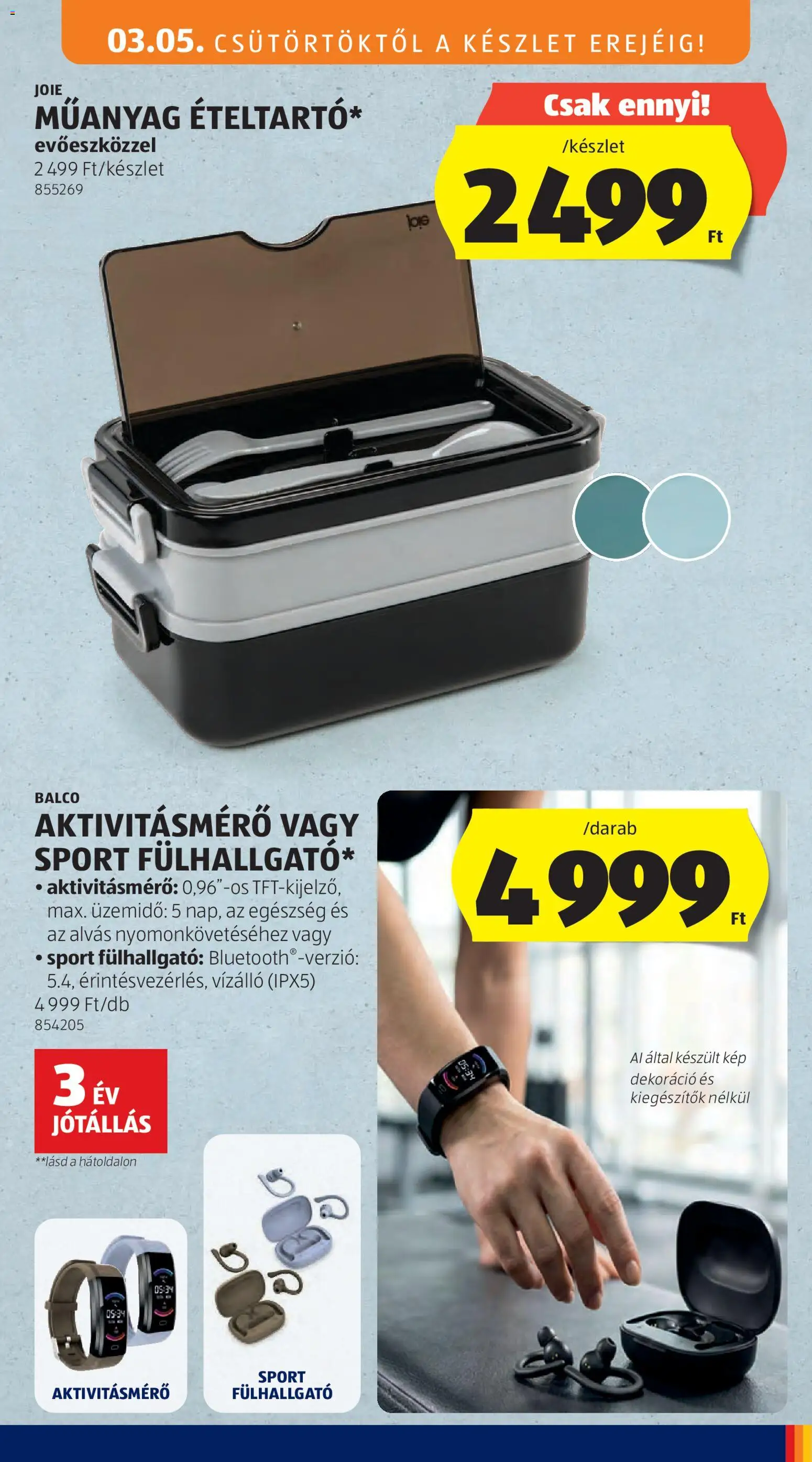 Aldi akciós ujság - amely érvényes a következő dátumtól: 05.03.2026 | Oldal: 55 | Termékek: Fülhallgató, Dekoráció