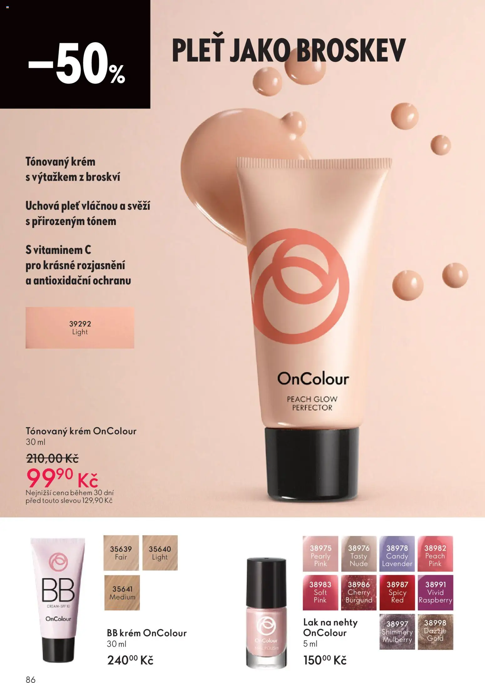 Oriflame Black Friday od 12.11.2025 | Strana: 86 | Produkty: Krém, Nehty, BB krém, Lak na nehty
