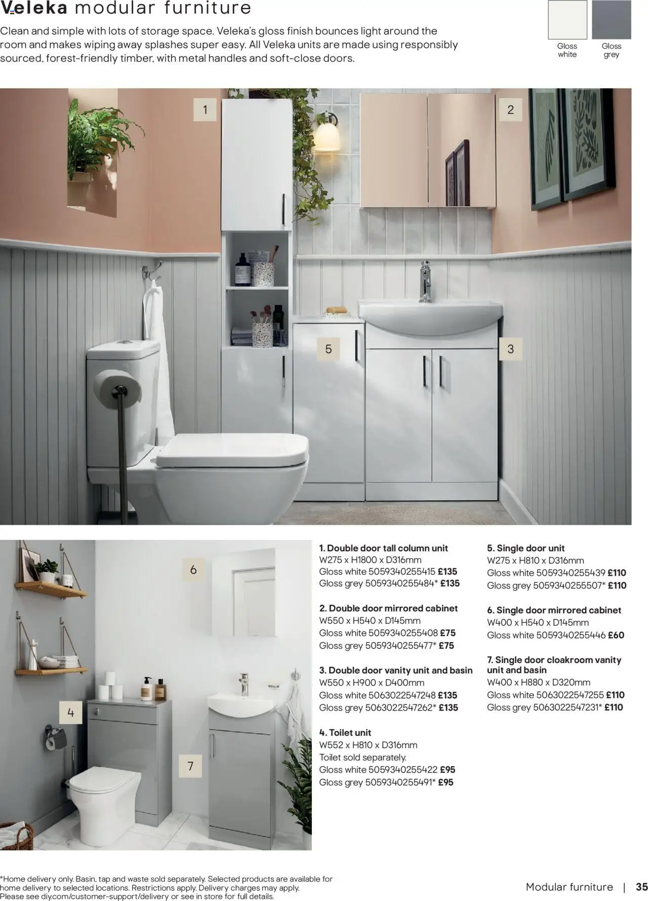  | Page: 35 | Products: Toilet, Door, Cabinet, Handles