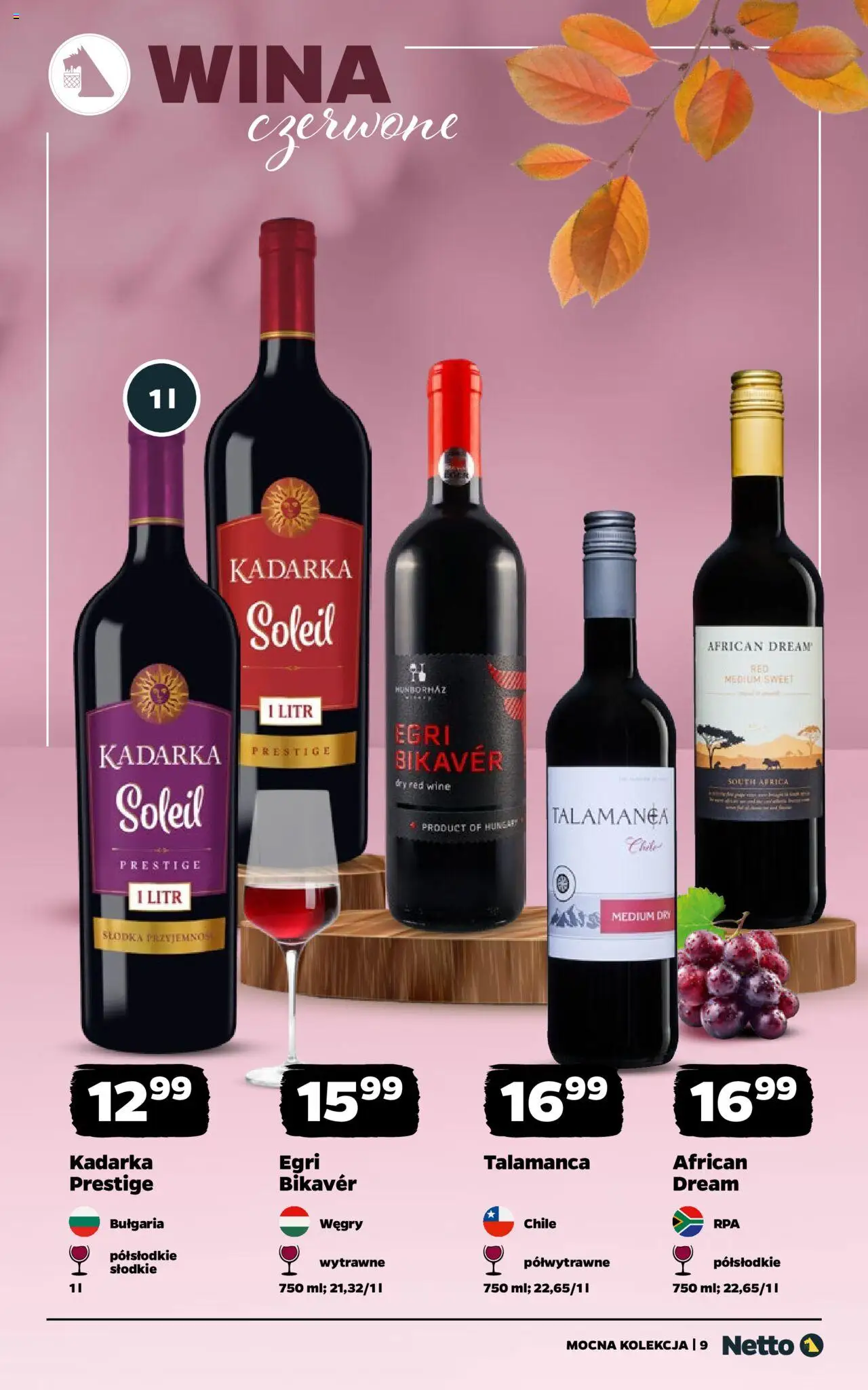 Netto gazetka - Wina od 29.09.2025 | Strona: 9