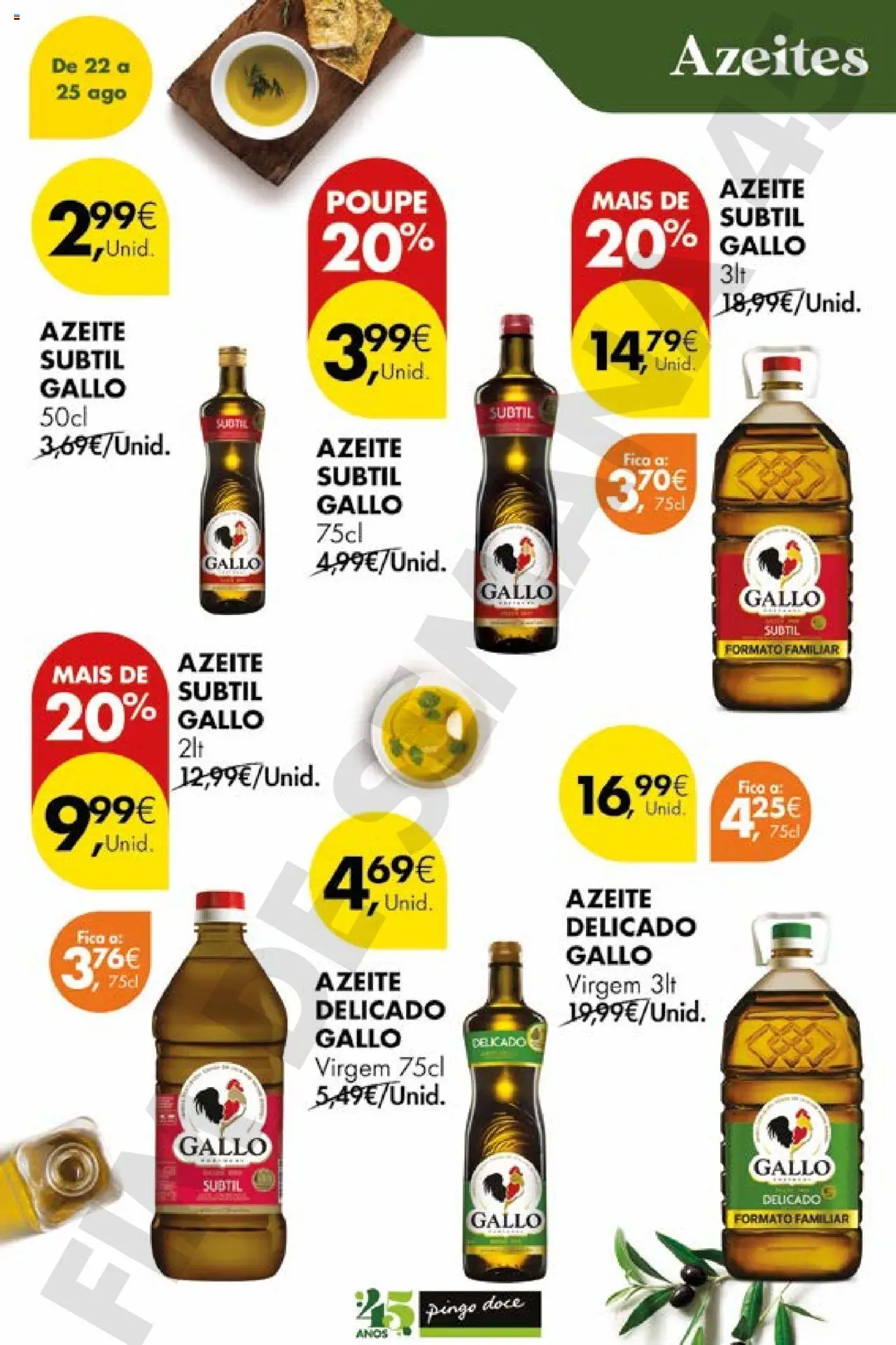 Pingo Doce Poupe este Fim de Semana │ válido de 22.08.2025 | Página: 21 | Produtos: Azeite