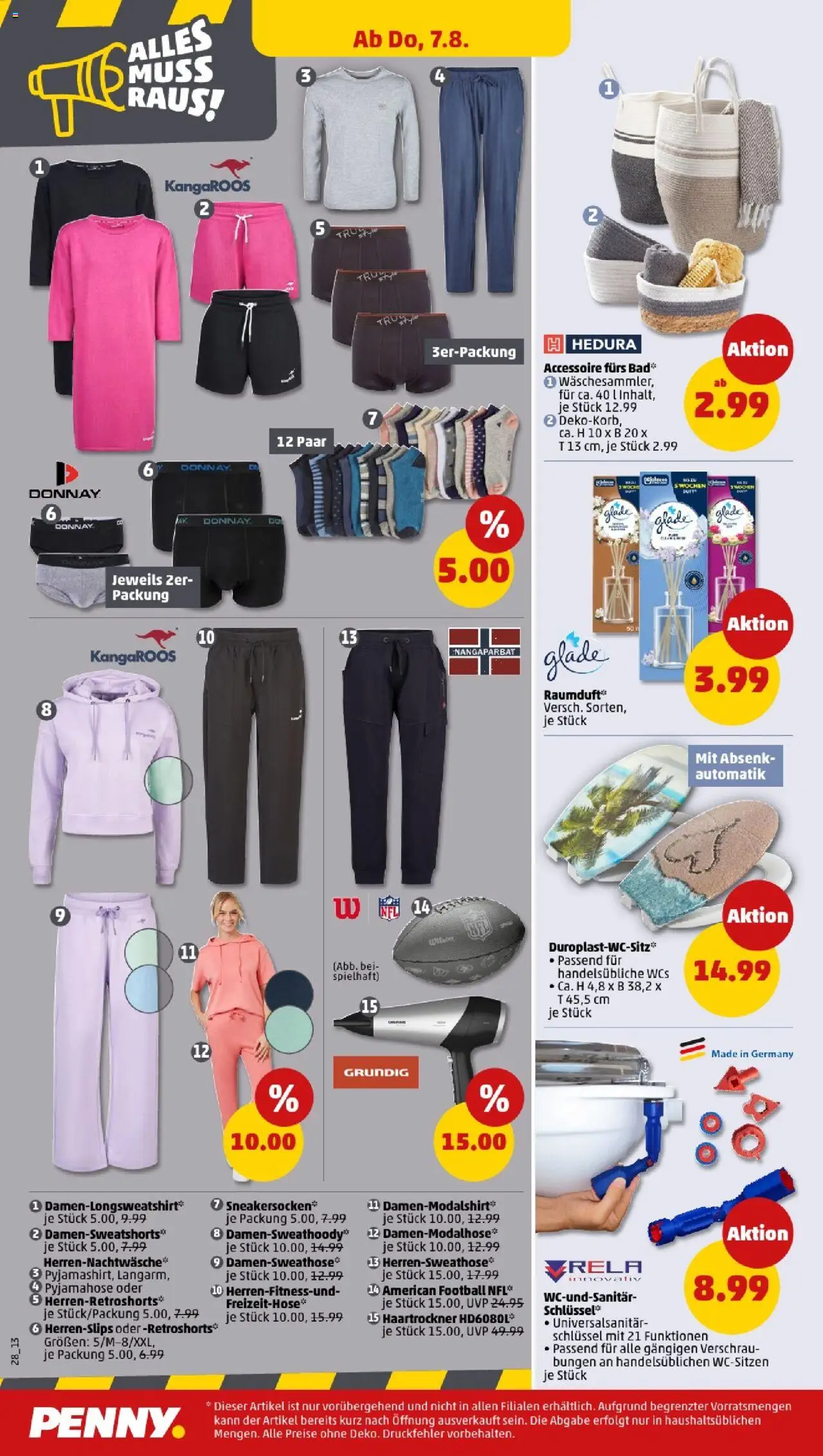 Penny - Thüringen - gültig ab dem 04.08.2025 | Seite: 28 | Produkte: Haartrockner, Bad, Football