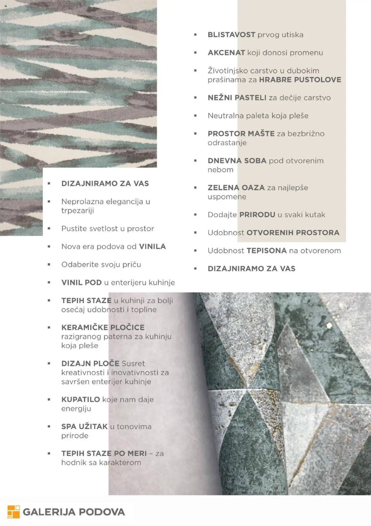 Galerija Podova katalog - važi od 01.12.2025 | Strana: 3 | Proizvode: Tepih