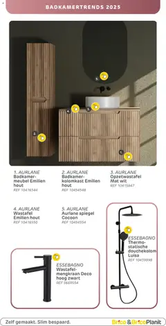 Brico Plan-it Badkamermagazine - Voorbeeld van een folder van Brico Plan-it, geldig van 28.04.2025 | Pagina: 10 | Producten: Spiegel