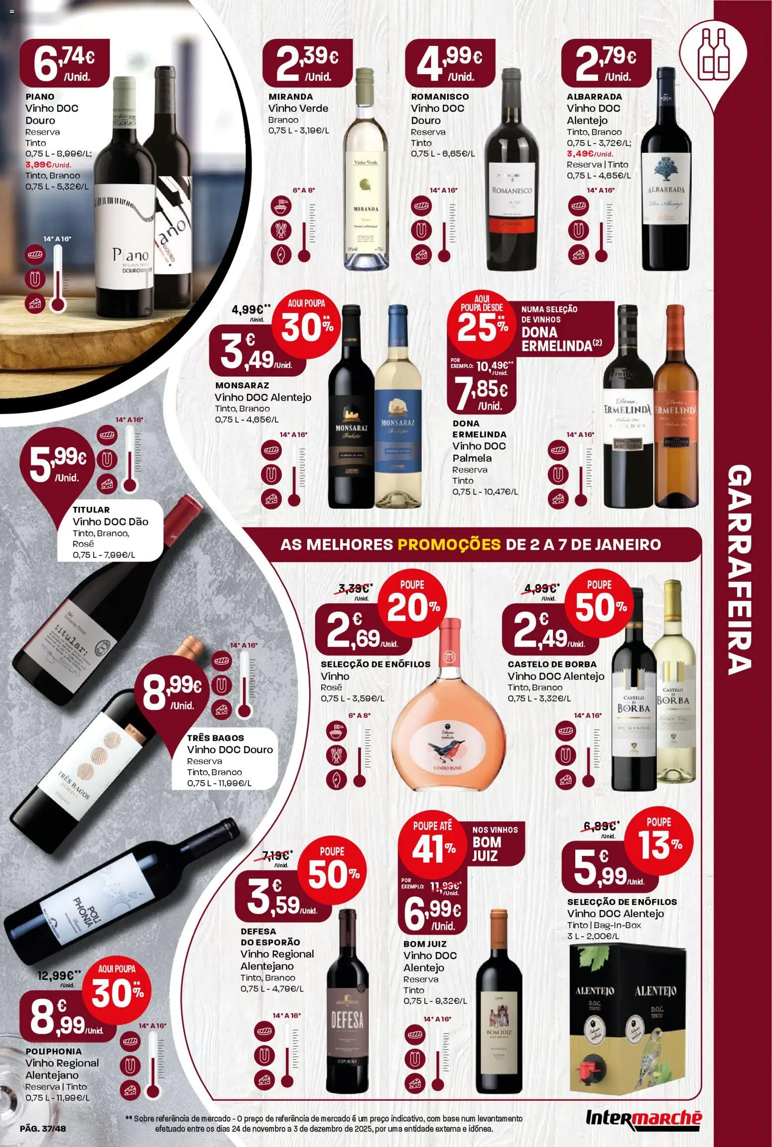 Intermarché folheto │ válido de 02.01.2026 | Página: 37 | Produtos: Base, Vinho