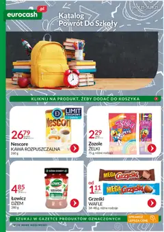 Pogląd oferty "Eurocash Gazetka - Powrót do Szkoły" - ważna od 04.08.2025