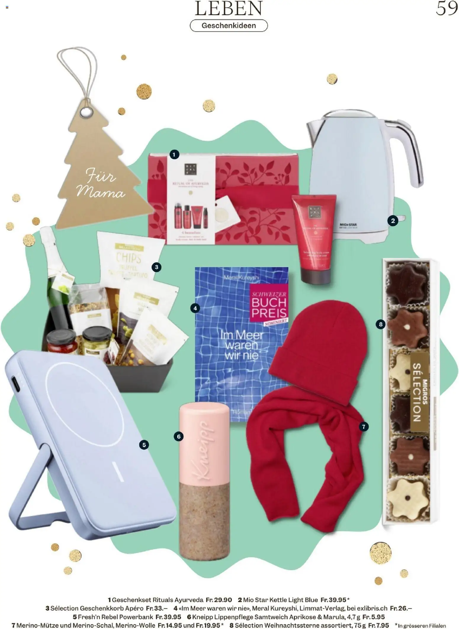 Migros Magazin – gültig ab 17.11.2025 | Seite: 59 | Produkte: Lip Balm, Chips, Powerbank