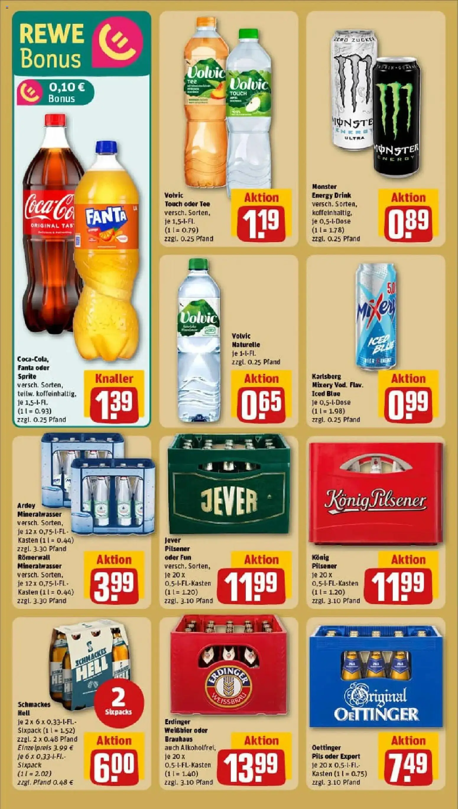 Rewe prospekt Bottrop	 – gültig ab 11.01.2026 | Seite: 22 | Produkte: Sprite, Mixery, Tee, Volvic