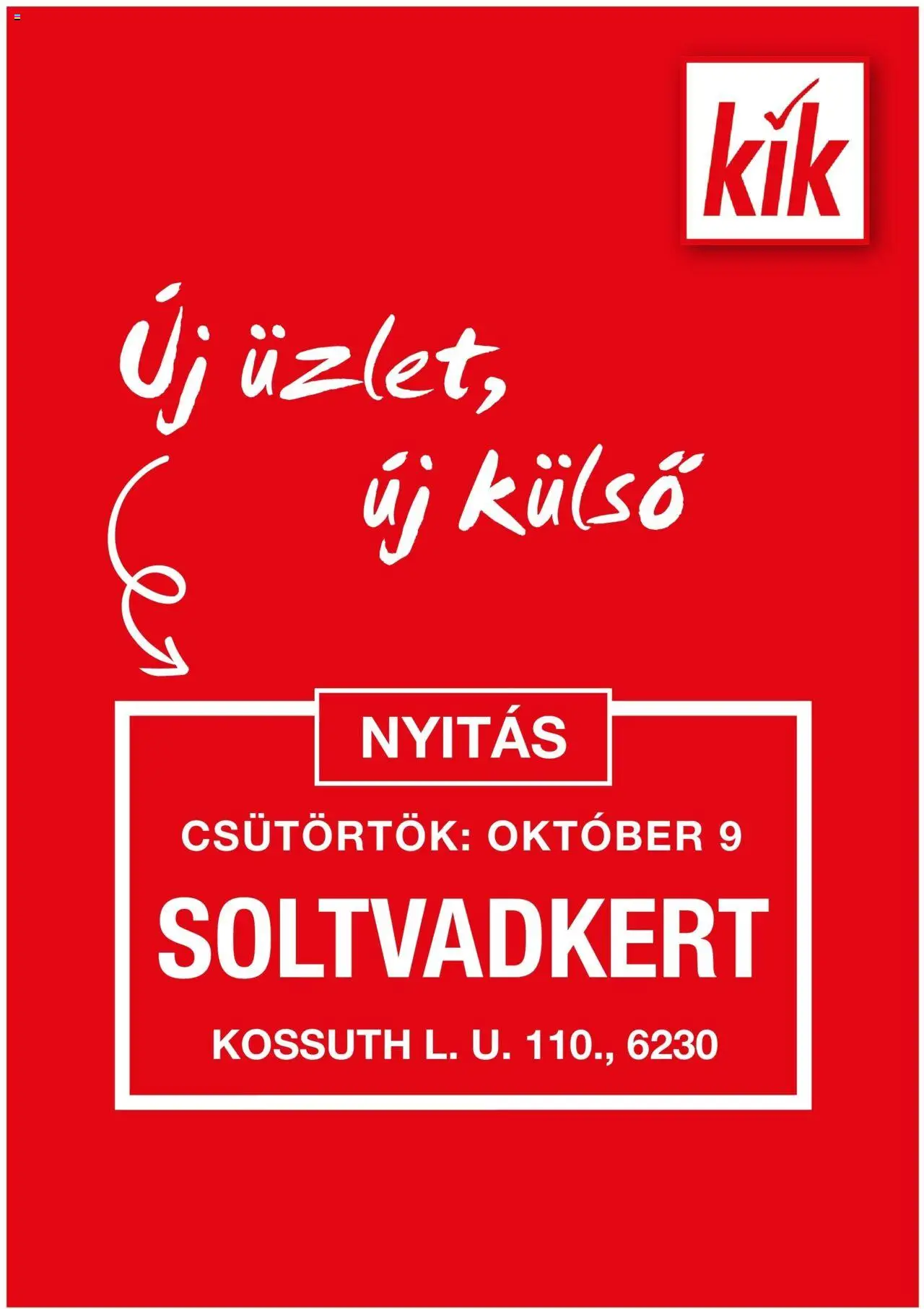 Kik akciós ujság - amely érvényes a következő dátumtól: 09.10.2025 | Oldal: 1