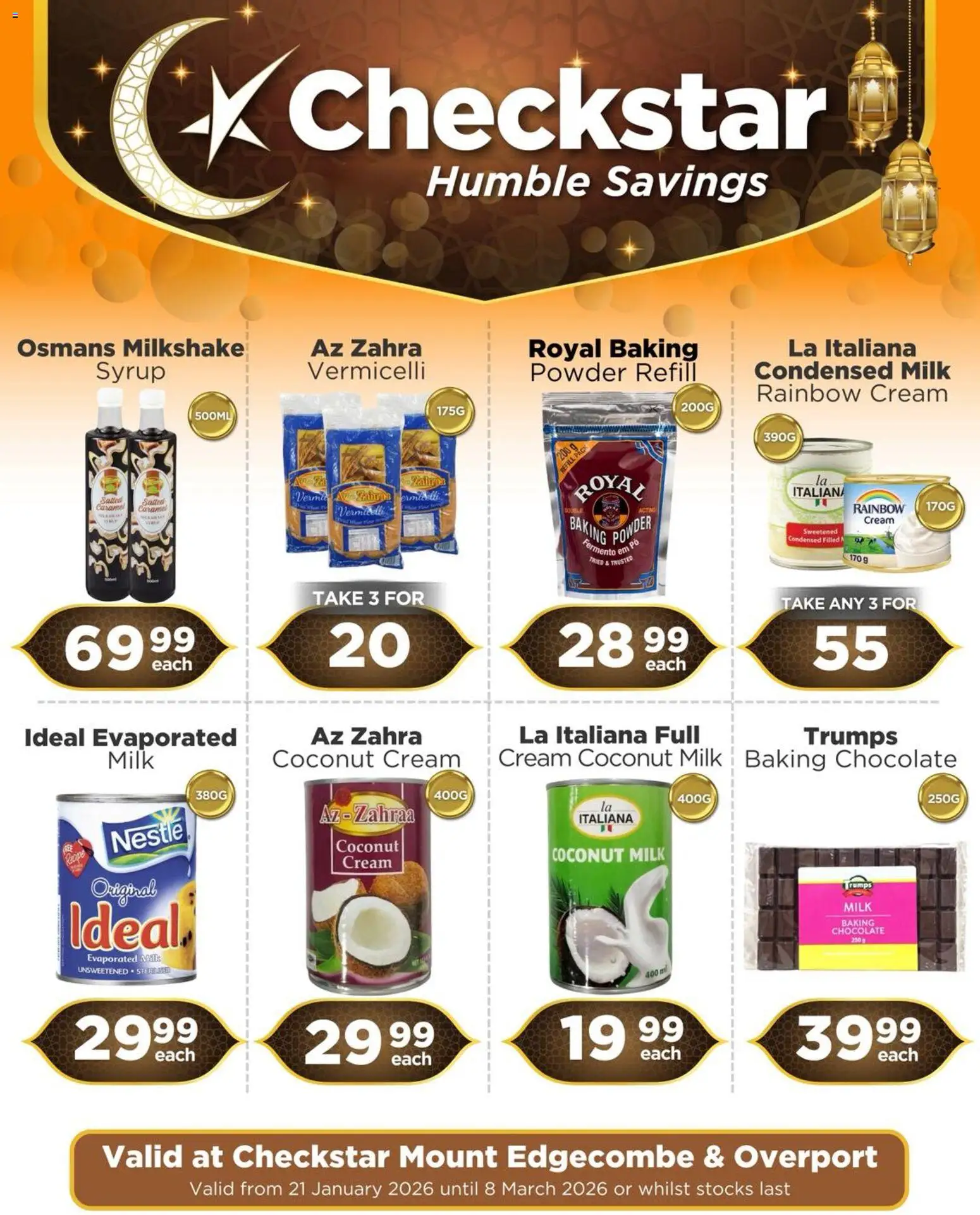 New Check Star catalogue – valid from 21.01.2026 | Page: 7 | Products: Condensed milk, Cream, Syrup, Caramel